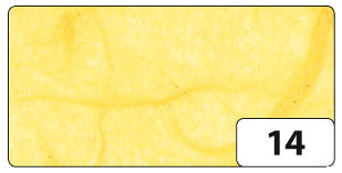 Folia Faserseide – 470 × 640 mm – 25 g/m² – Banane – 10 Blatt