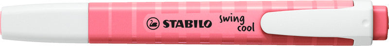 STABILO swing cool Pastel Edition Textmarker Kirschblütenrosa – Keilspitze, 1–4 mm