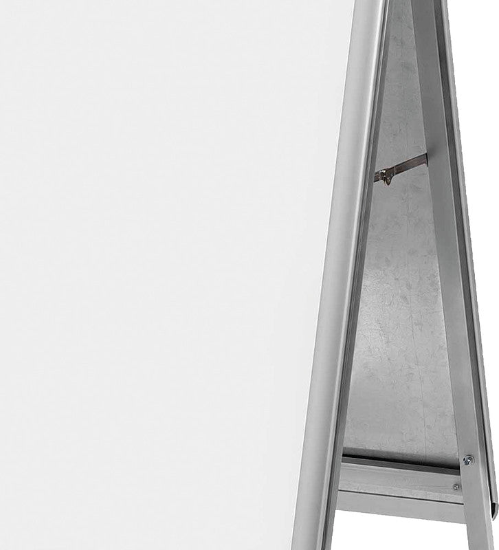 Nobo Plakatständer – für A1 hoch, silber, Metall/Kunststoff, 650 × 605 × 1105 mm