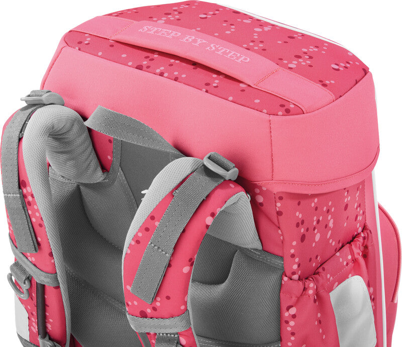 Step by Step Schulrucksack-Set – 4-teilig – Pink Bubbles