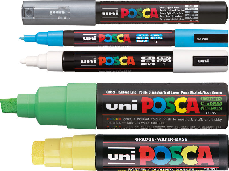 Uni-Ball Non-Permanent-Marker – Rundspitze 0,9-1,3 mm – sortiert – 8er-Set