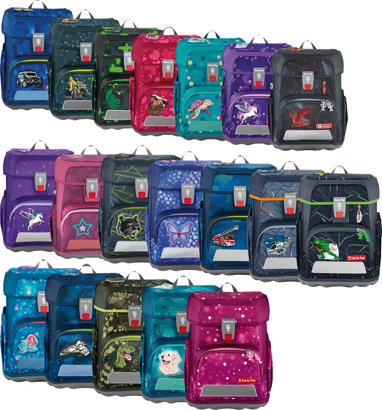 Step by Step Schulrucksack-Set Cloud – 5-teilig – Horse Lima – Recycelte Materialien