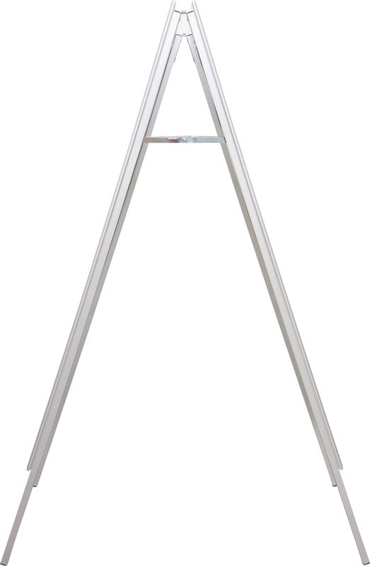 MAUL Plakatständer – für A0 hoch, silber, Metall/Kunststoff, 873×940×1403 mm