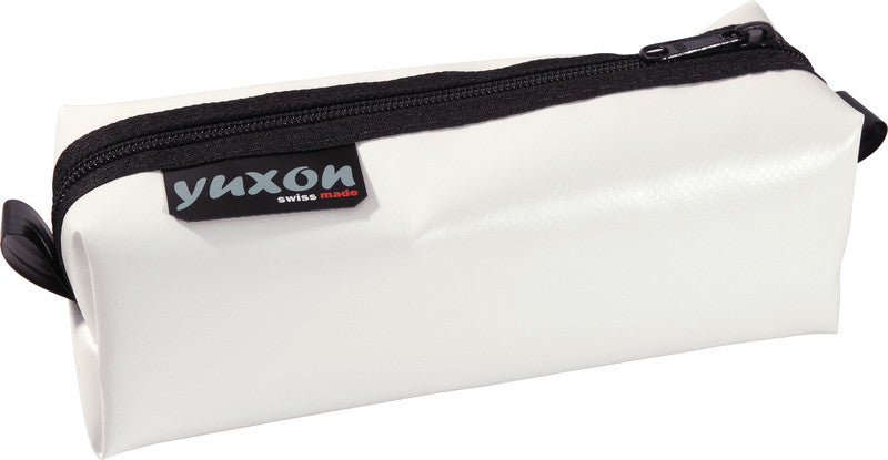 Yuxon Maxi Schlamperetui, leer – weiss – Lastwagenblache – 20,0 × 7,5 × 6,5 cm