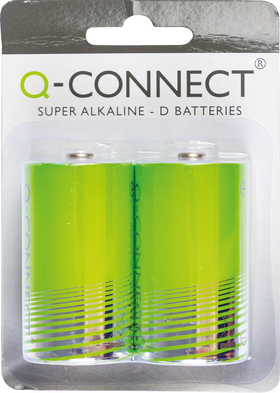 Q-CONNECT Akku 1,5 V 12500 mAh 18,75 Wh Alkaline – für Geräte