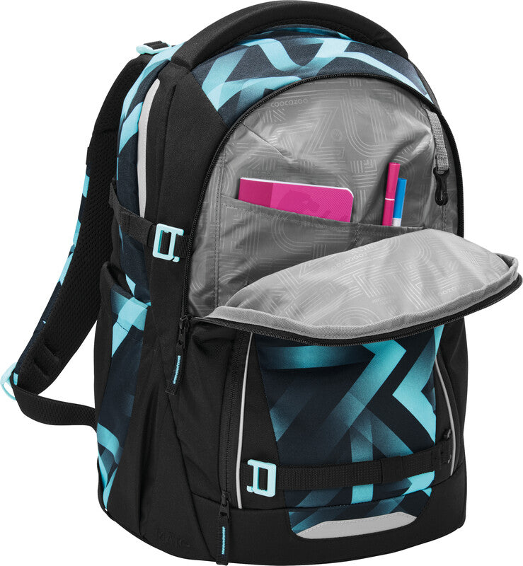 Coocazoo Rucksack Mate – Laser Lights – aus recyceltem PET – 30 l – 30,0 × 46,0 × 23,0 cm