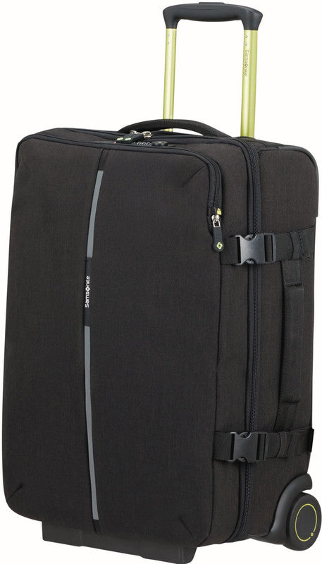 Samsonite Rolling-Duffel Handgepäck – 39 l, Weichschale, 2 Rollen, mit TSA, Black Steel, 36 × 57 × 24 cm