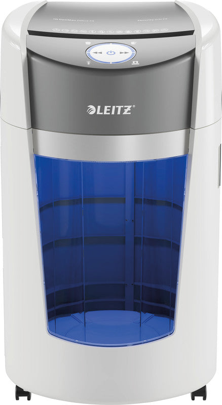 Leitz IQ OptiMax – Aktenvernichter, DIN P-5, Mikroschnitt 2 × 15 mm, 10 Blatt, 35 l, A4