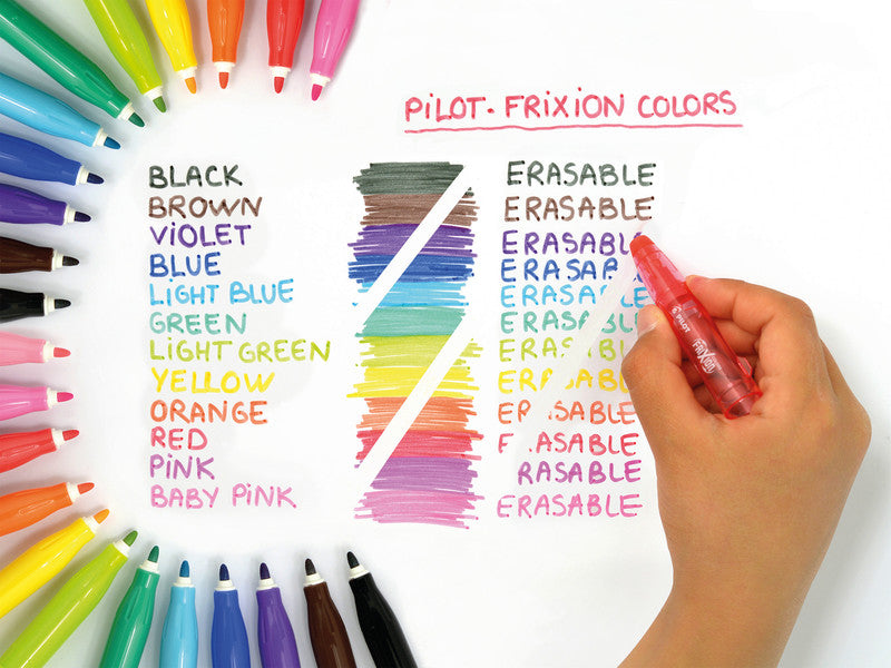 Pilot Filzstifte FriXion Colors, Strichbreite 0,63 mm, 1 Stk.