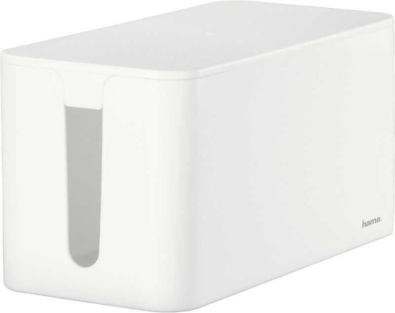 Hama Kabelbox – 230 × 118 × 115 mm, Kunststoff, Weiss