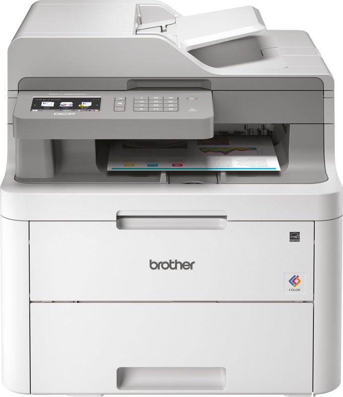 Brother DCP-L3550CDW – Farbiger Laser-MFP A4, 3-in-1 – USB/WLAN – Duplex – 18 Seiten/Min. S/W, 18 Seiten/Min. Farbe