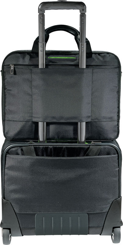 Leitz Handgepäck-Trolley – 24 l, für Notebooks bis 15,6", Weichschale, Schwarz, 44 × 37,5 × 23 cm