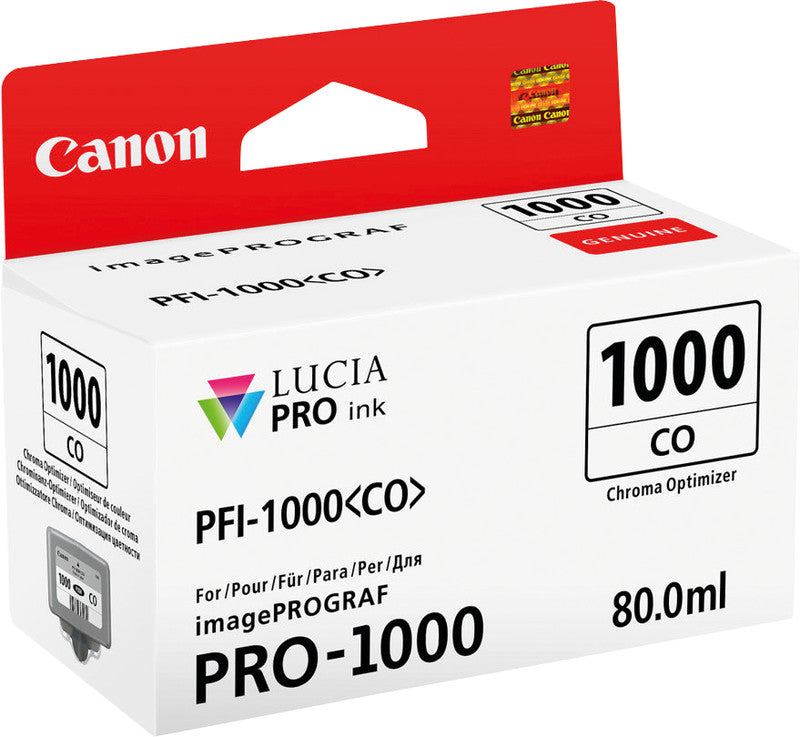 Canon Tintenpatrone PFI-1000 (CO), Chroma Optimizer, 680 Seiten – für PFI-1000-kompatible Geräte