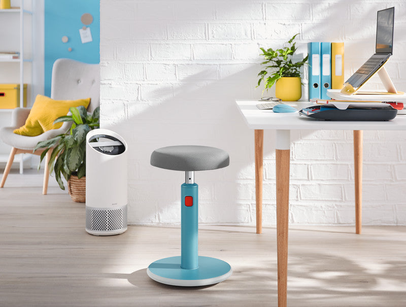 Leitz Hocker Ergo Cosy Active – Sitzhöhe 46–79 cm, 110 kg, grau