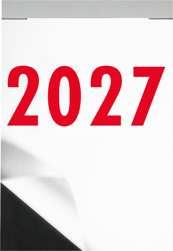 Biella Abreisskalender 1 Tag/Blatt – dreisprachig D/F/I – 2027 – 6,5 × 9,8 cm