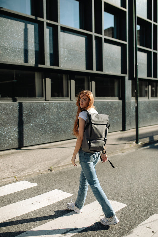 Beckmann Street Light – Notebook-Rucksack – für 16" Notebook, 22 l, rPET, grau