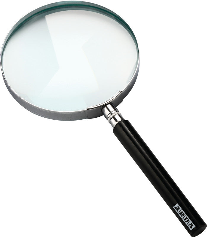 Arda Handlupe – 2× – Ø 100 mm – Metallfassung, schwarz