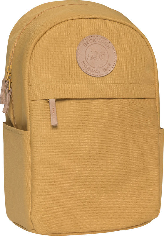 Beckmann Kindergartenrucksack Urban Mini – Gelb – 21,0×35,0×16,0 cm – Recycelte Materialien