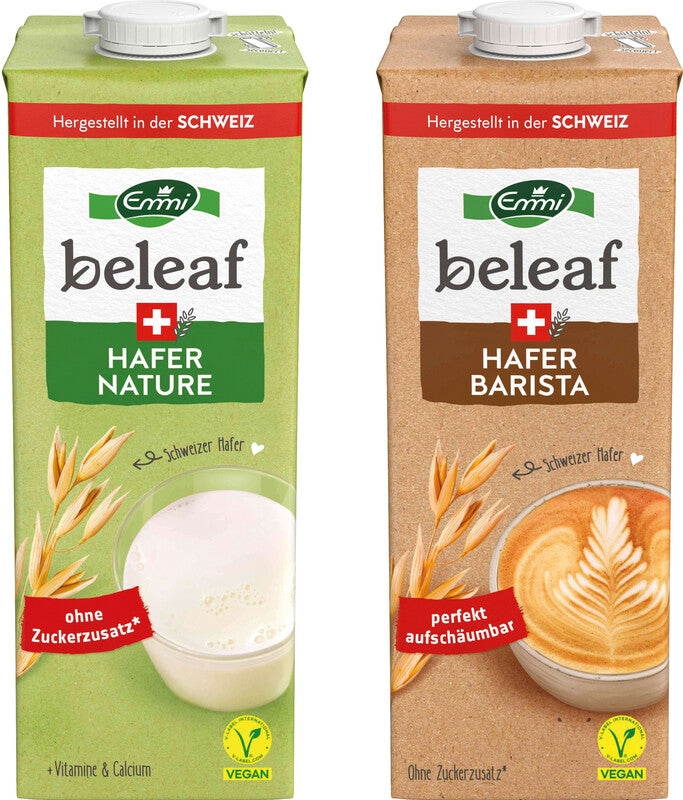 Beleaf Haferdrink UHT, Barista, ungesüsst – 1 l