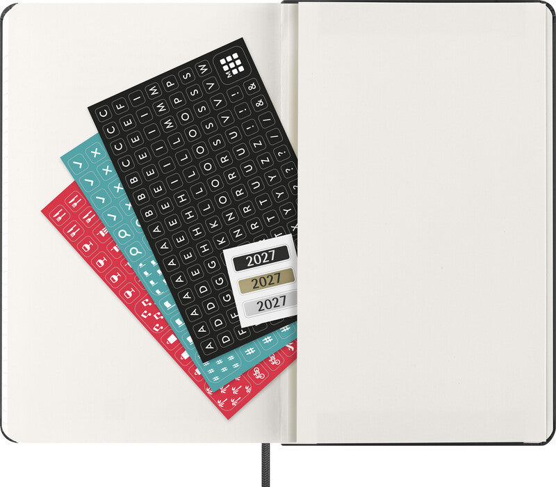 Moleskine Professioneller Kalender – 1 Woche/2 Seiten, gebunden, 13 × 21 cm, 2027, FSC
