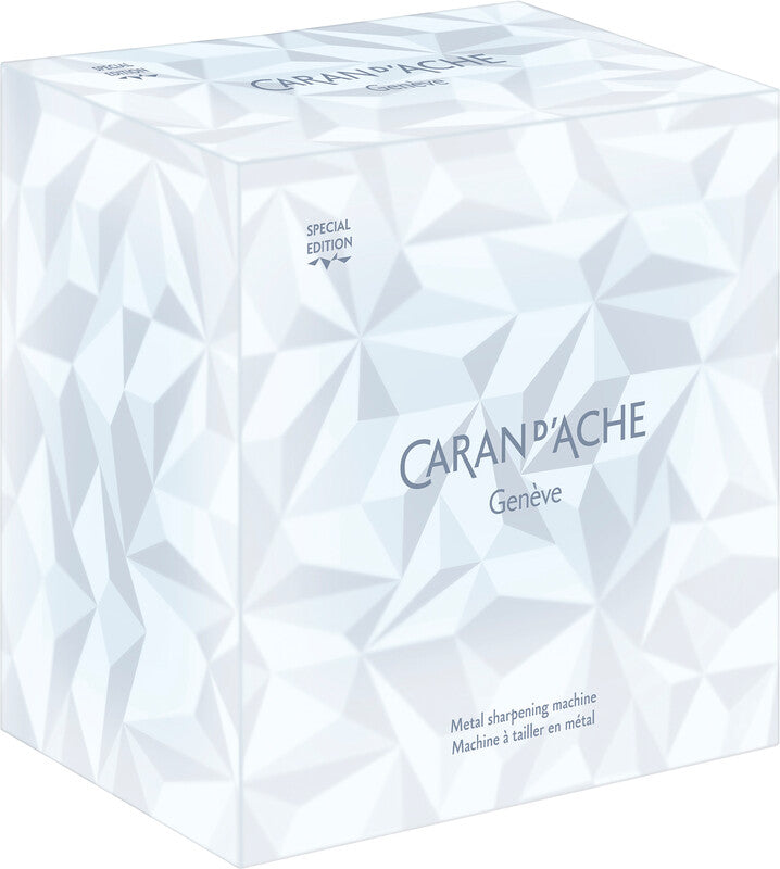 Caran d-Ache Caran d'Ache Spitzer – manuell, mit Behälter, für Blei- & Buntstifte 4–10 mm, Metall