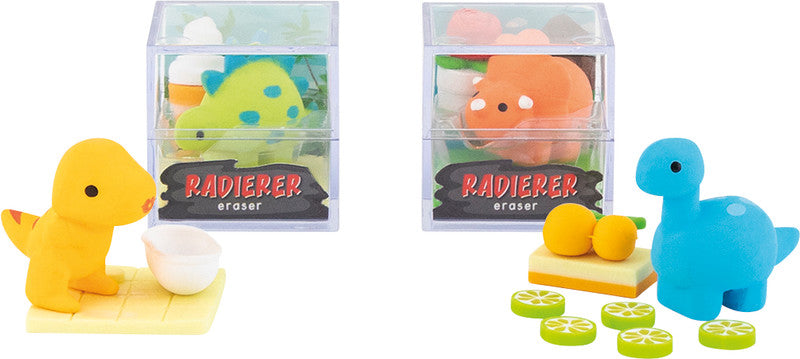 Trendhaus Radierer – für Bleistifte – 37 × 38 × 25 mm – Kunststoff – mehrfarbig