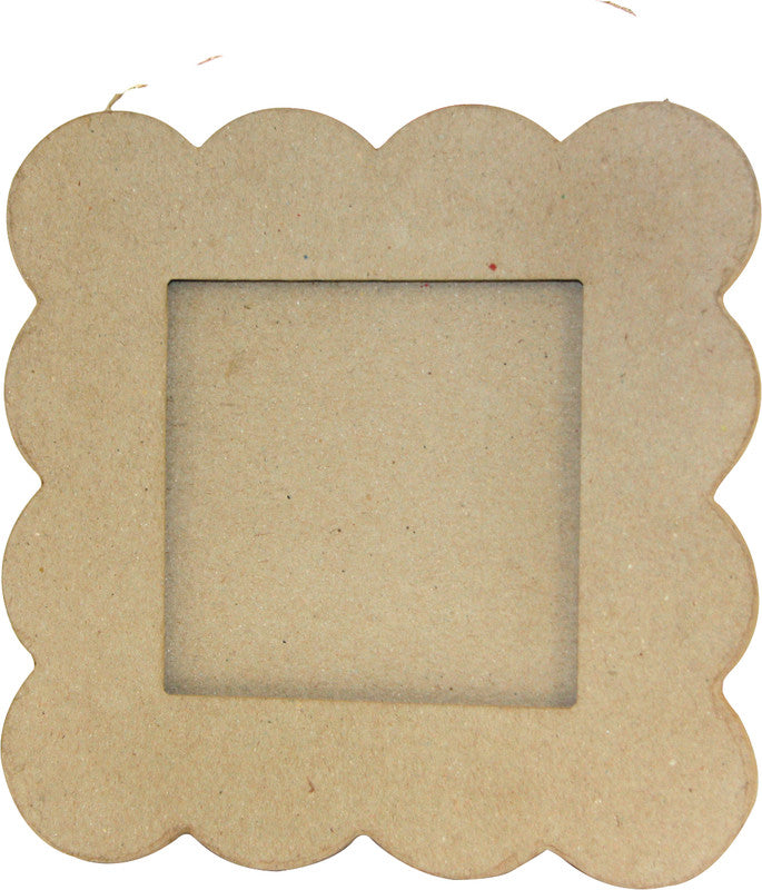 Décopatch Bilderrahmen – Braun – 200 × 200 mm, 0,5 mm, Pappmaché