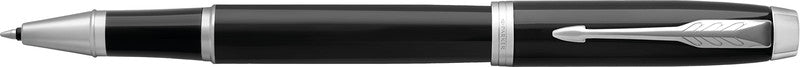 Parker IM Black Lacquer – Tintenroller, mit Kappe, 0,5 mm, Schwarz, 1er Geschenkbox