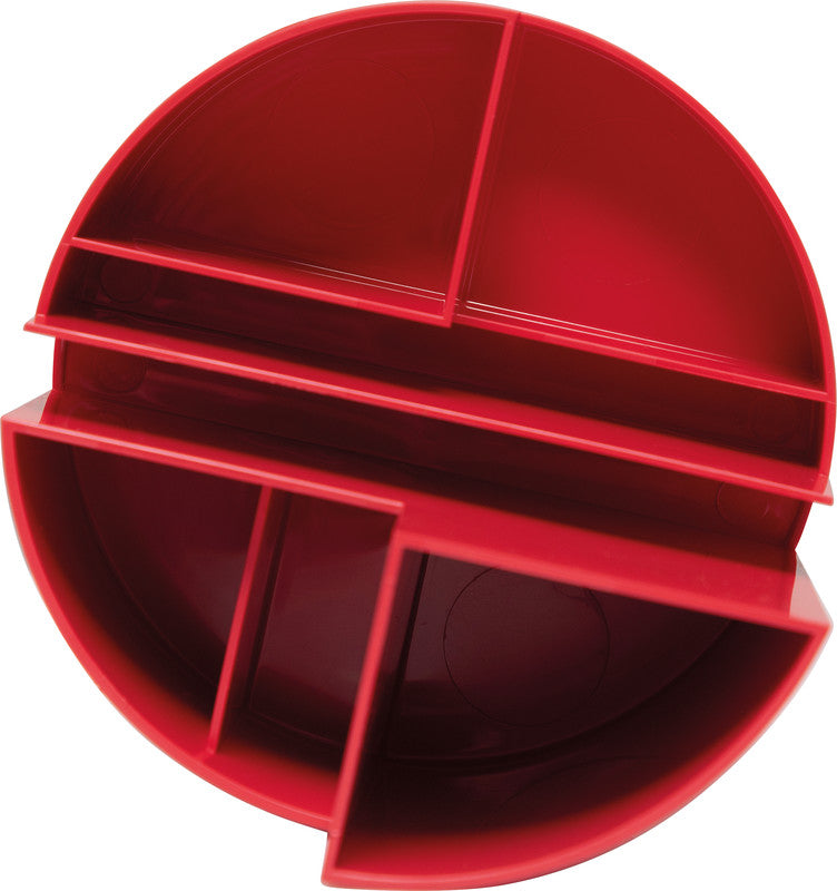 MAUL Schreibgeräteköcher – Kunststoff, rot, 140 × 125 mm