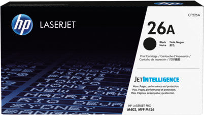 HP Toner 26A – schwarz, 3100 Seiten