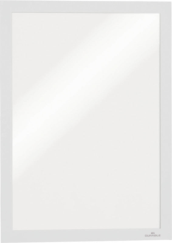 Durable DURAFRAME Magnetrahmen – A4 – Weiss – 2er-Pack
