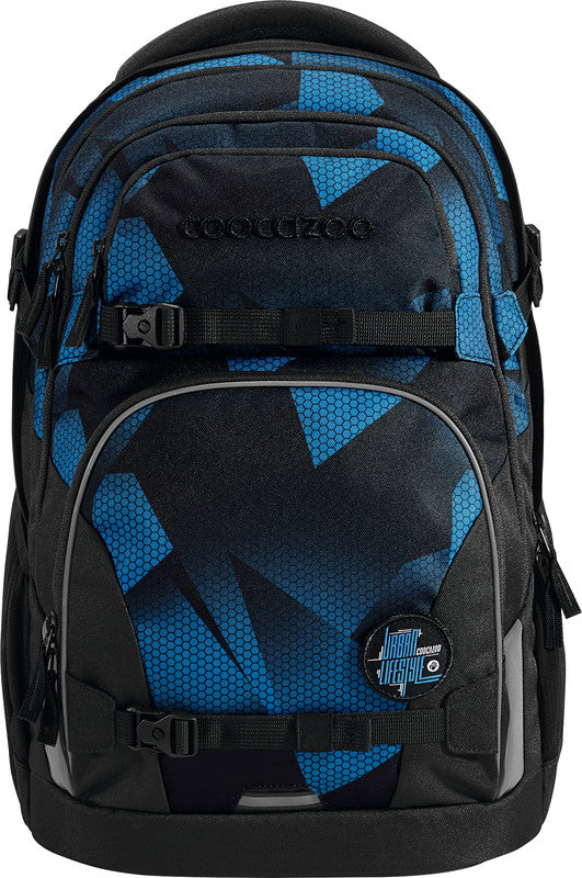 Coocazoo Rucksack Porter – Electric Ice – 30,0 × 44,0 × 23,0 cm, 30/35 l – recycelte Materialien