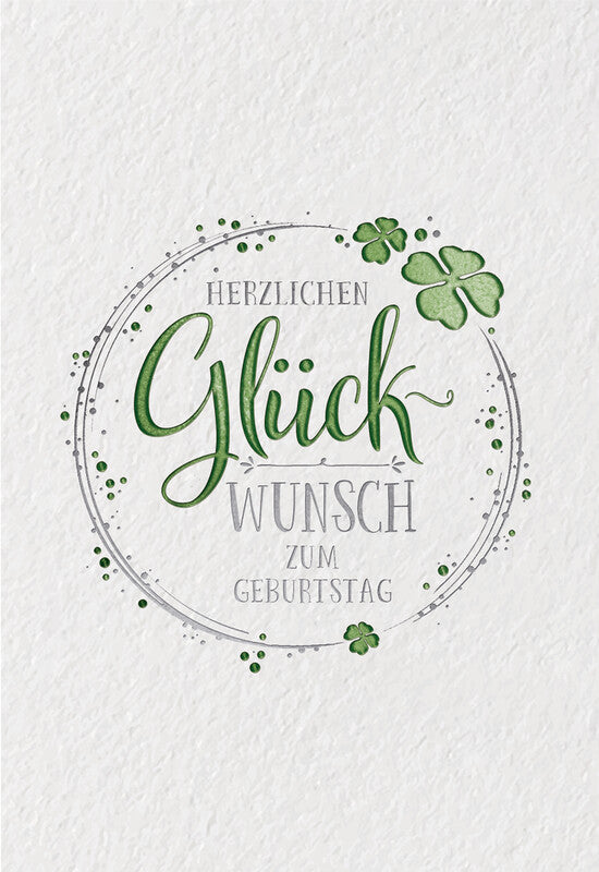 Kurt eulzer Geburtstagskarten – 120 × 180 mm, mit Couvert, Glückwunsch, mehrfarbig – 6 Stk