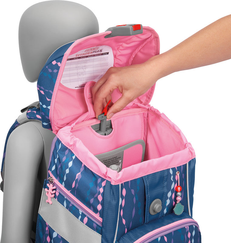 Step by Step Schulrucksack-Set 2in1 Plus – 6-teilig – Mermaid Bella – Recycelte Materialien