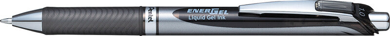 Pentel EnerGel BL80 – Tintenroller, schnelltrocknend, Druckmechanik, 0,5 mm, schwarz