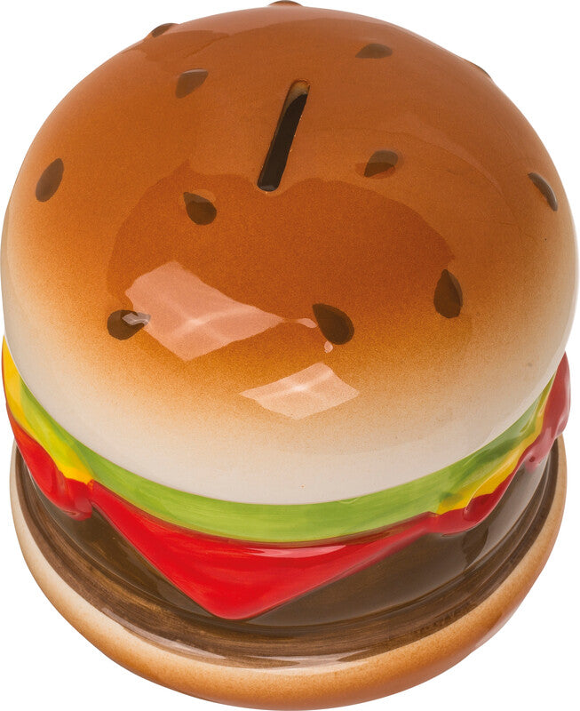 Out oft the blue Out of the Blue Spardose Hamburger – Keramik, mehrfarbig – 14 × 13 cm