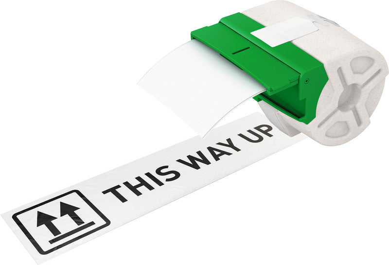 Leitz Endlos-Papieretiketten, 88 mm × 22 m, weiss, Papier, permanent, für Icon