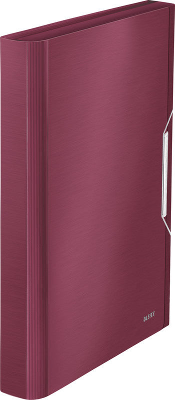 Leitz Fächermappe A4 – 5 Fächer, Gummiband, Polypropylen (PP), Rot, bis 250 Blatt