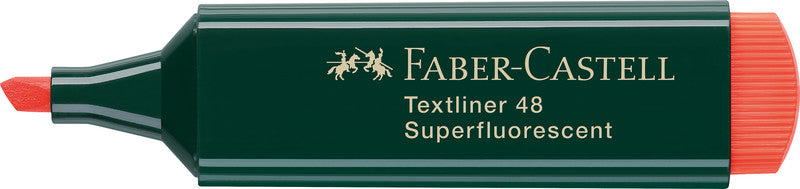 Faber-Castell Textmarker Orange – Keilspitze, 1–5 mm, nachfüllbar