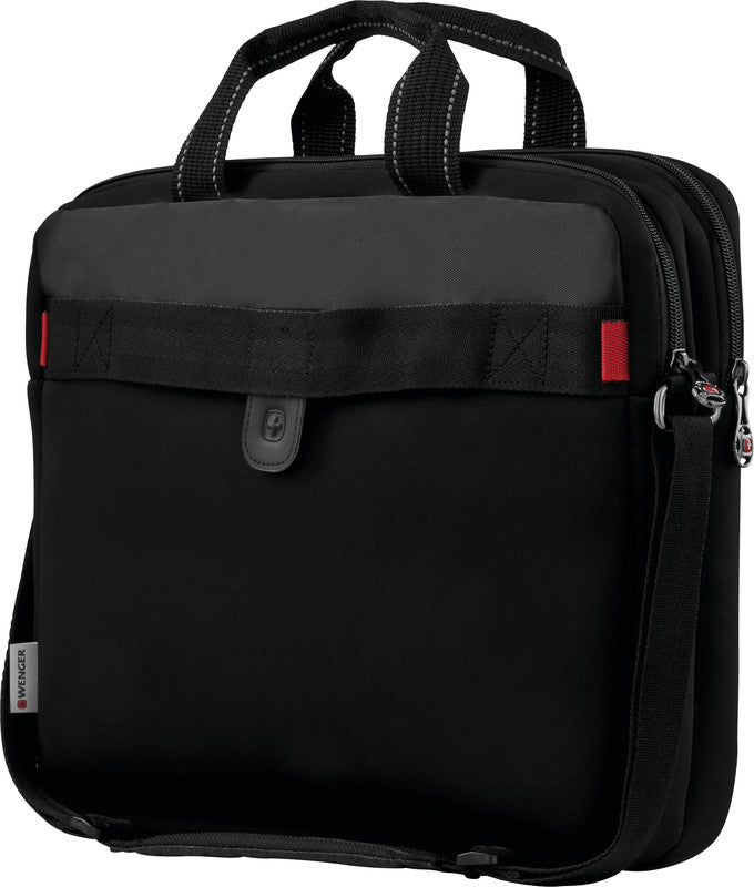 Wenger/SwissGear Wenger Sherpa Notebook-Tasche – für Notebooks bis 16", 8 l, Aufsteckfunktion, Polyester, schwarz