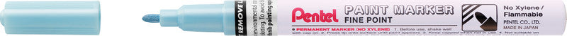 Pentel MSP10 Paint Marker Metallic – Rundspitze 1,0 mm – Hellblau