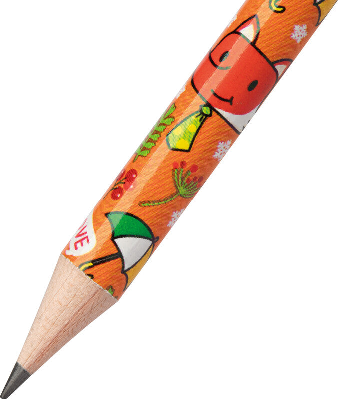 Fonzell Witty Bleistift, HB, Mine Ø 2,2 mm, farbig sortiert – 12er-Set
