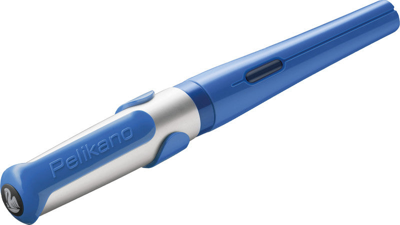 Pelikano – Federspitze F – für Rechtshänder – Blau – Patronen
