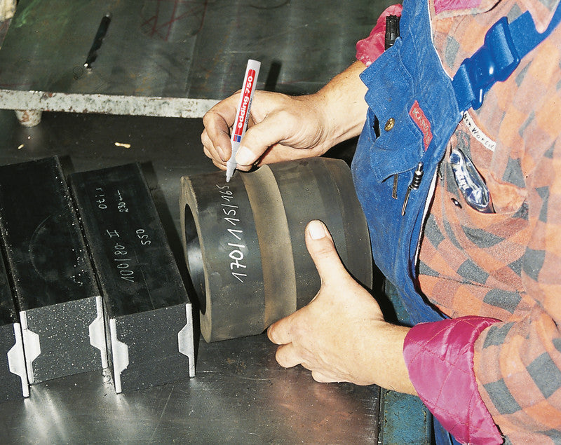 Edding Permanentmarker für Glas, Metall, Plastik – Weiss