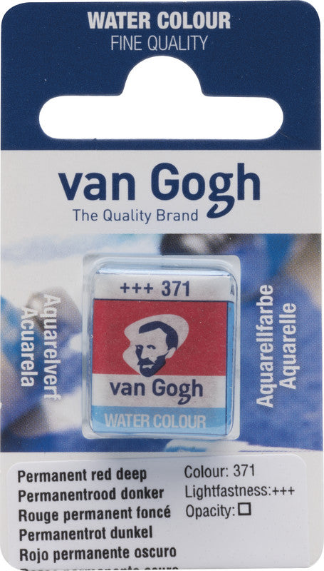Van Gogh – Aquarellfarbe – Permanent Dunkelrot