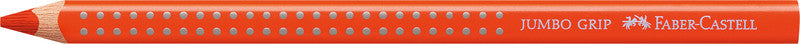Faber-Castell Aquarellfarbstift Jumbo Grip – Dunkel Kadmiumorange, Ø 5,3 mm, Dreikantig, FSC