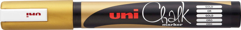 Uni-Ball Kreidemarker – Rund, 1,8–2,5 mm – Gold