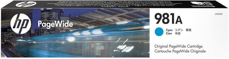 HP Tintenpatrone 981A, cyan, 6'000 Seiten – für Tintenstrahldrucker/Multifunktionsgeräte