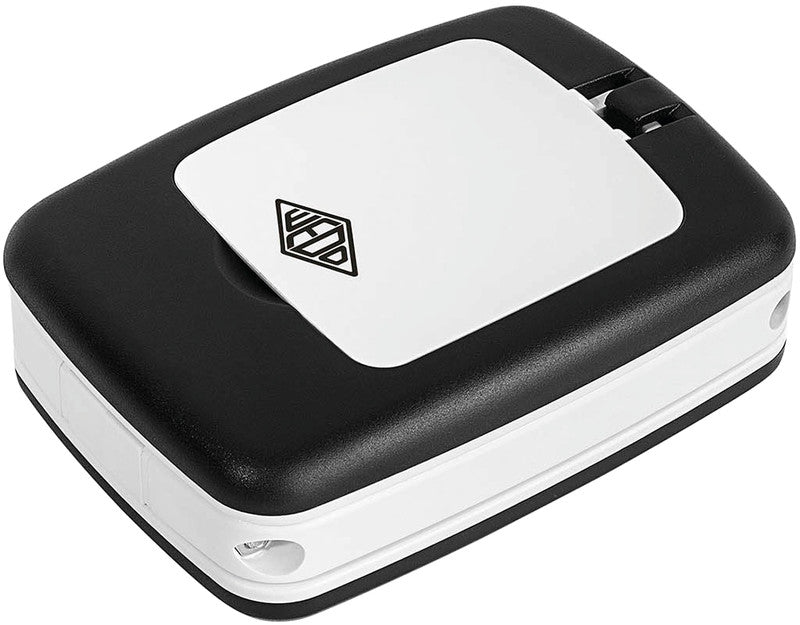 Wedo Leuchtlupe – 3× – mit LED, weiss/schwarz, 67 × 95 × 35 mm