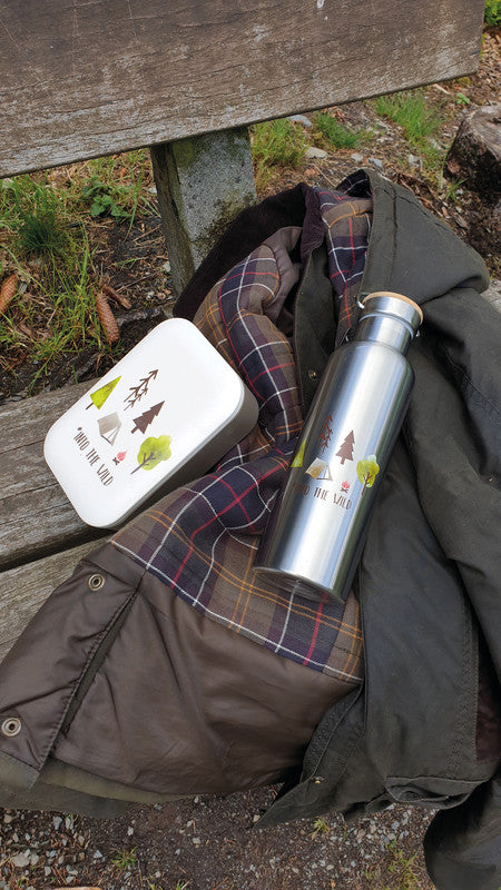 Ppd Trinkflasche – 7,5 dl – Edelstahl, isoliert, Schraubverschluss, auslaufsicher – Sayings Into The Wild
